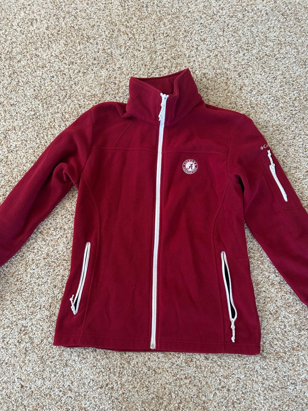 University of Alabama Crimson Fleece Jacket for Women Colombia